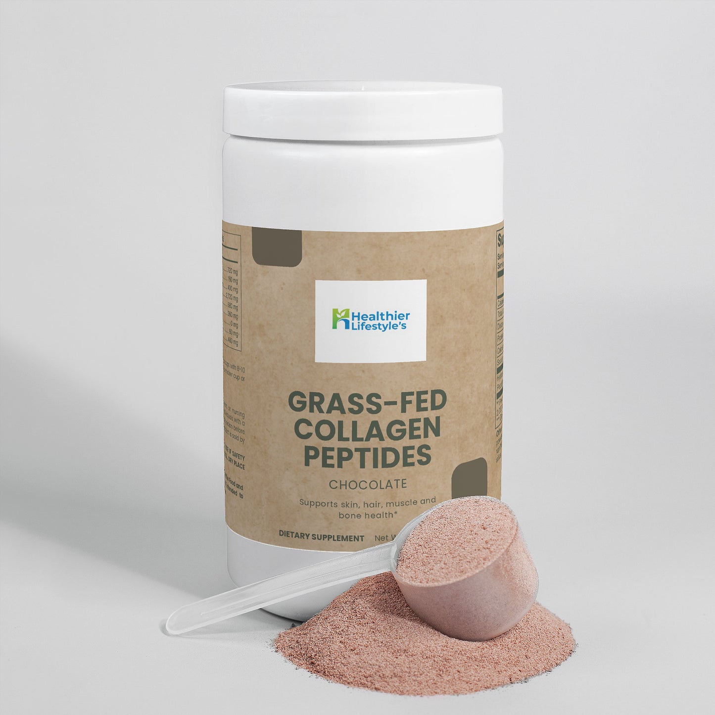 Grass-Fed Collagen Peptides Powder (Chocolate)