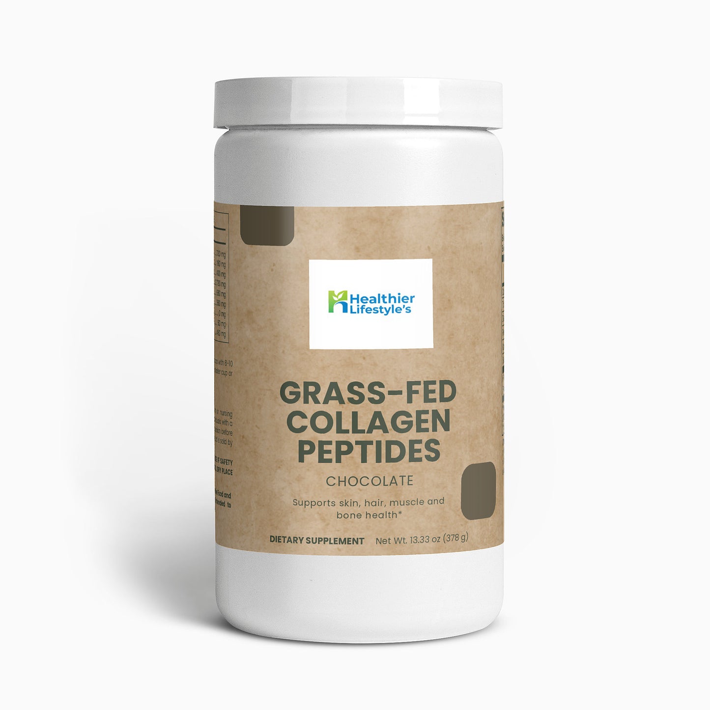 Grass-Fed Collagen Peptides Powder (Chocolate)
