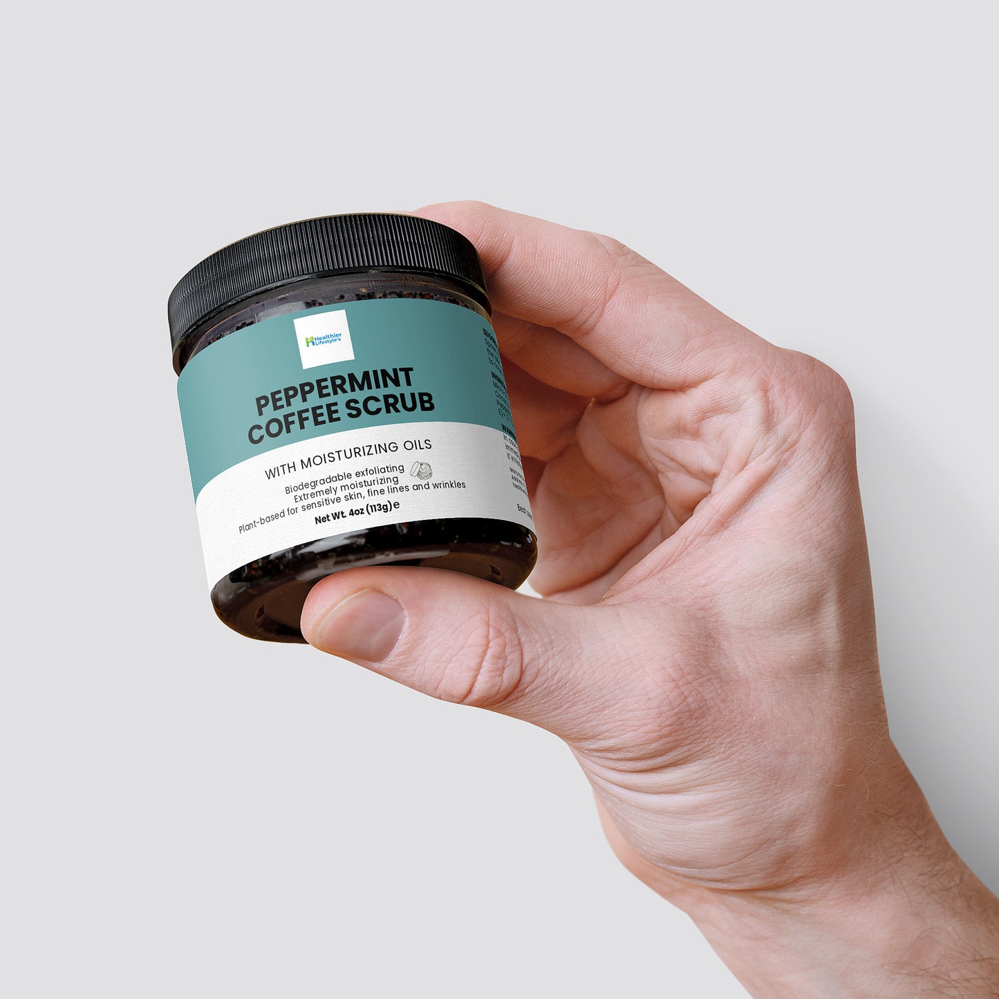 Peppermint Coffee Scrub