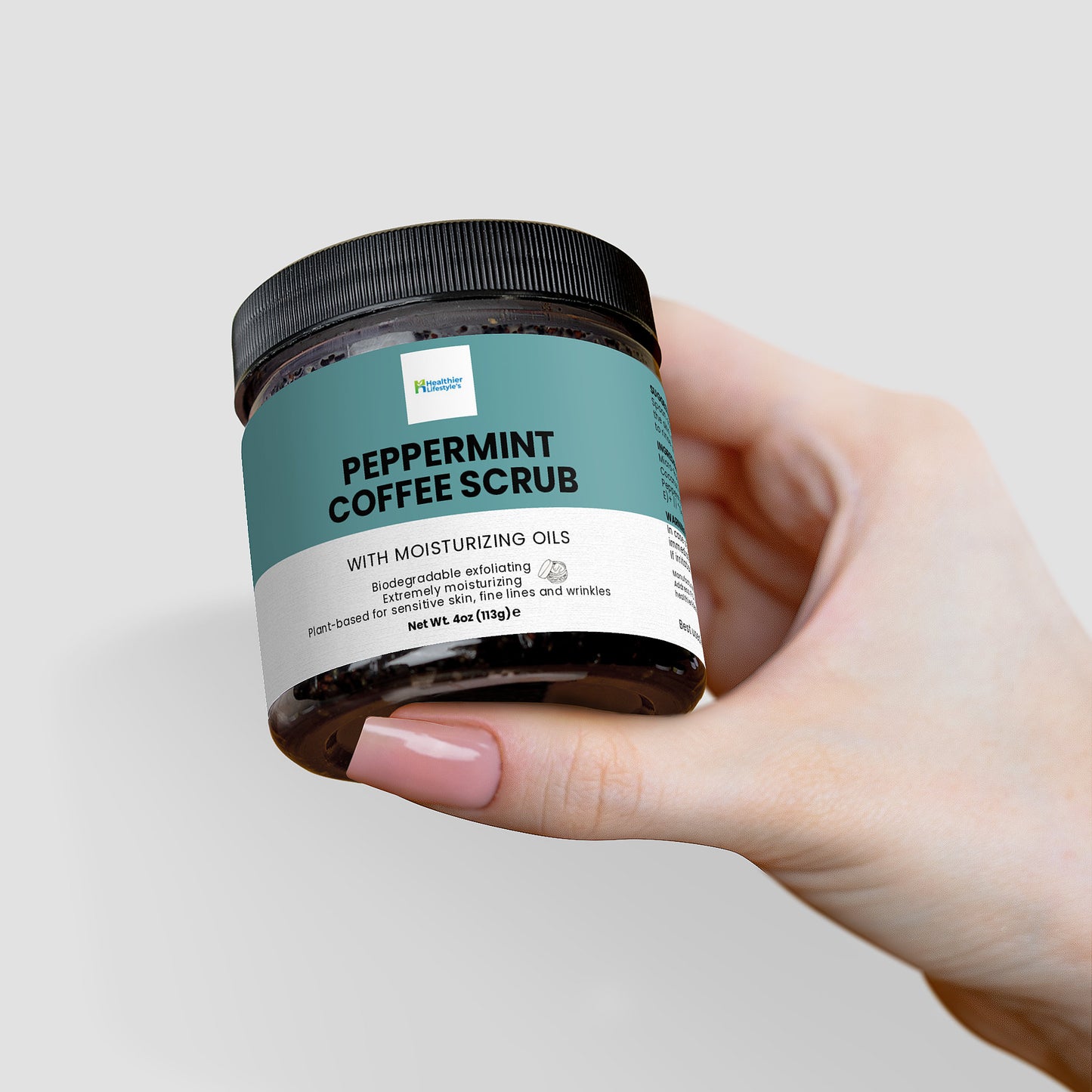Peppermint Coffee Scrub